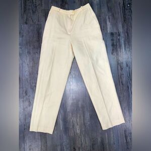 Vintage size 14 cream slacks